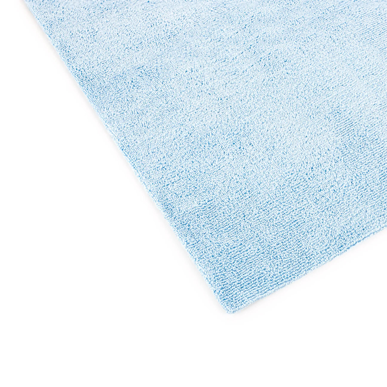 The Rag Company Edgeless 300 All-Purpose 16 x 16 70/30 Microfiber Terry Towel - Light Blue