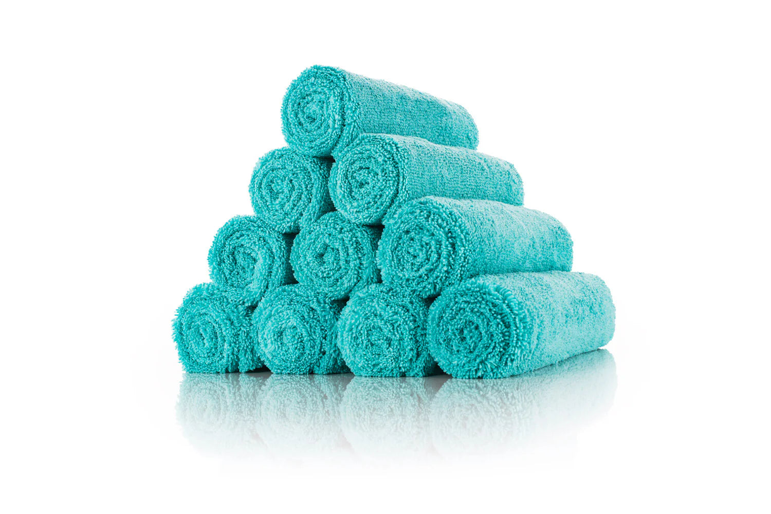 The Rag Company Creature Edgeless 16 x 16 70/30 All Purpose Microfiber Towel - TEAL