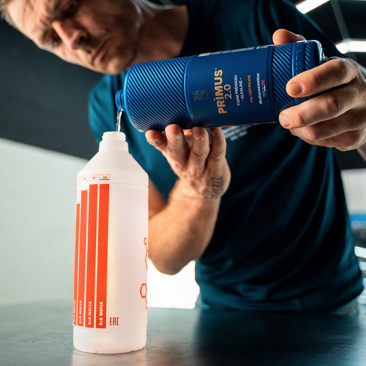 VDA Certified Alkaline Pre-Wash | Labocosmetica PRÌMUS 2.0