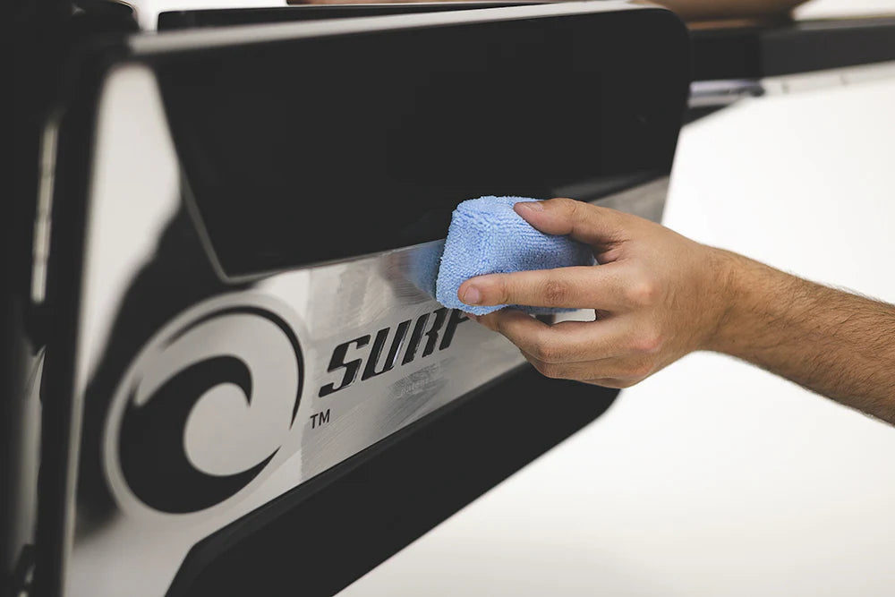 The Rag Company 2 x 4 Microfiber Terry Detailing Sponge Applicator - Blue