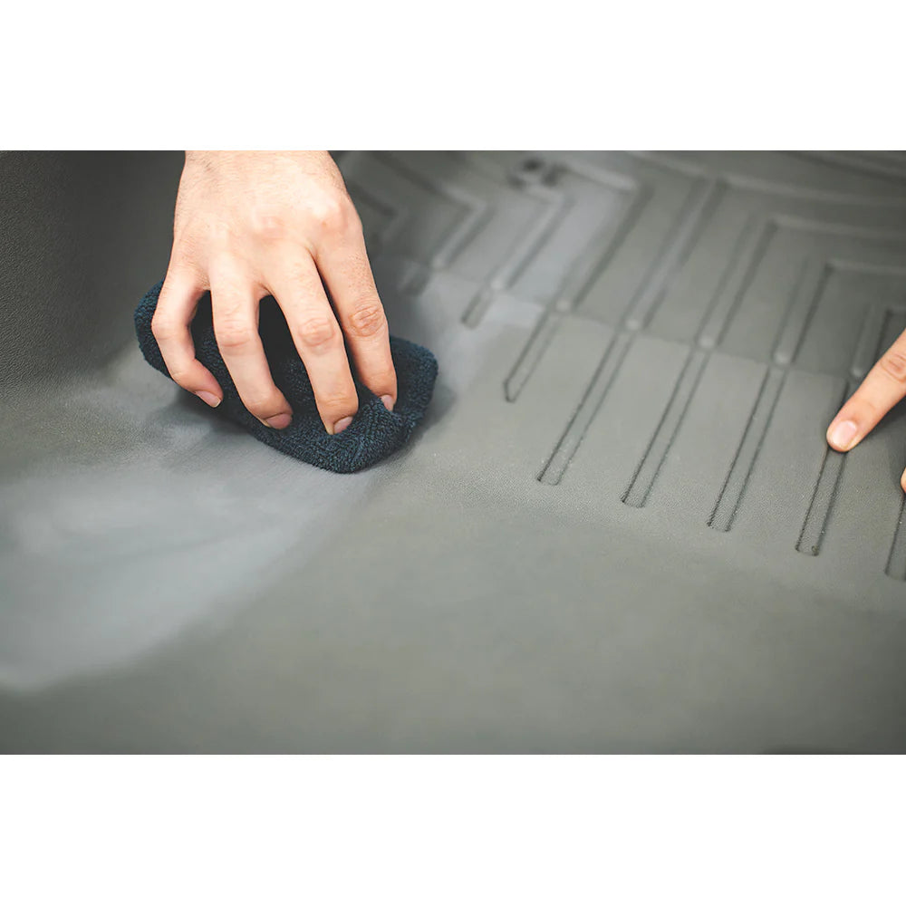 The Rag Company 3" x 5" Microfiber Terry Detailing Sponge Applicator - Black