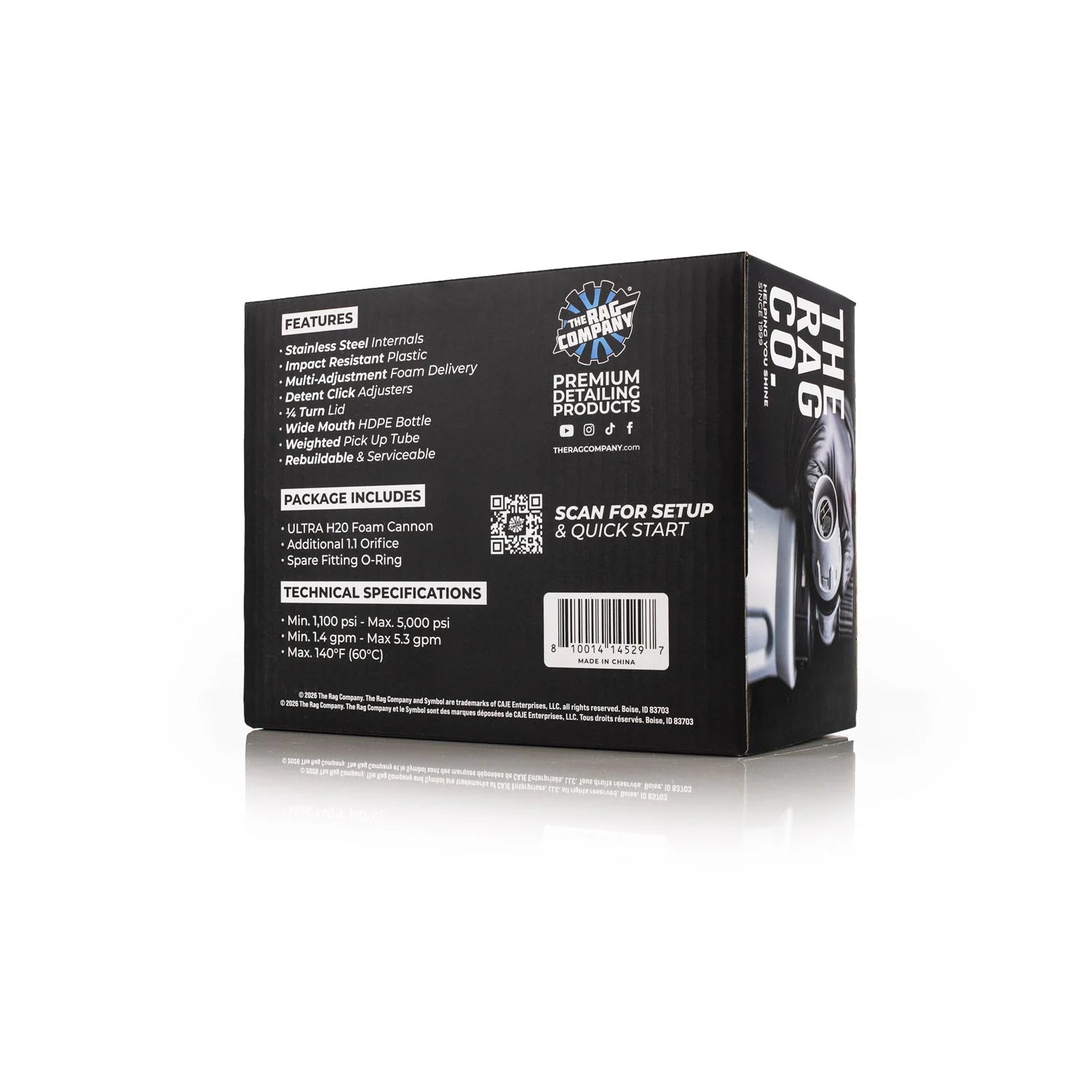 The Rag Company Ultra H20 Foam Cannon