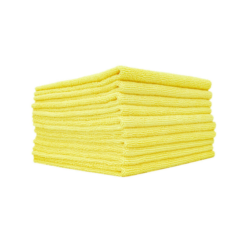 The Rag Company Premium all-purpose 16x16 Microfiber Terry Towel-Yellow
