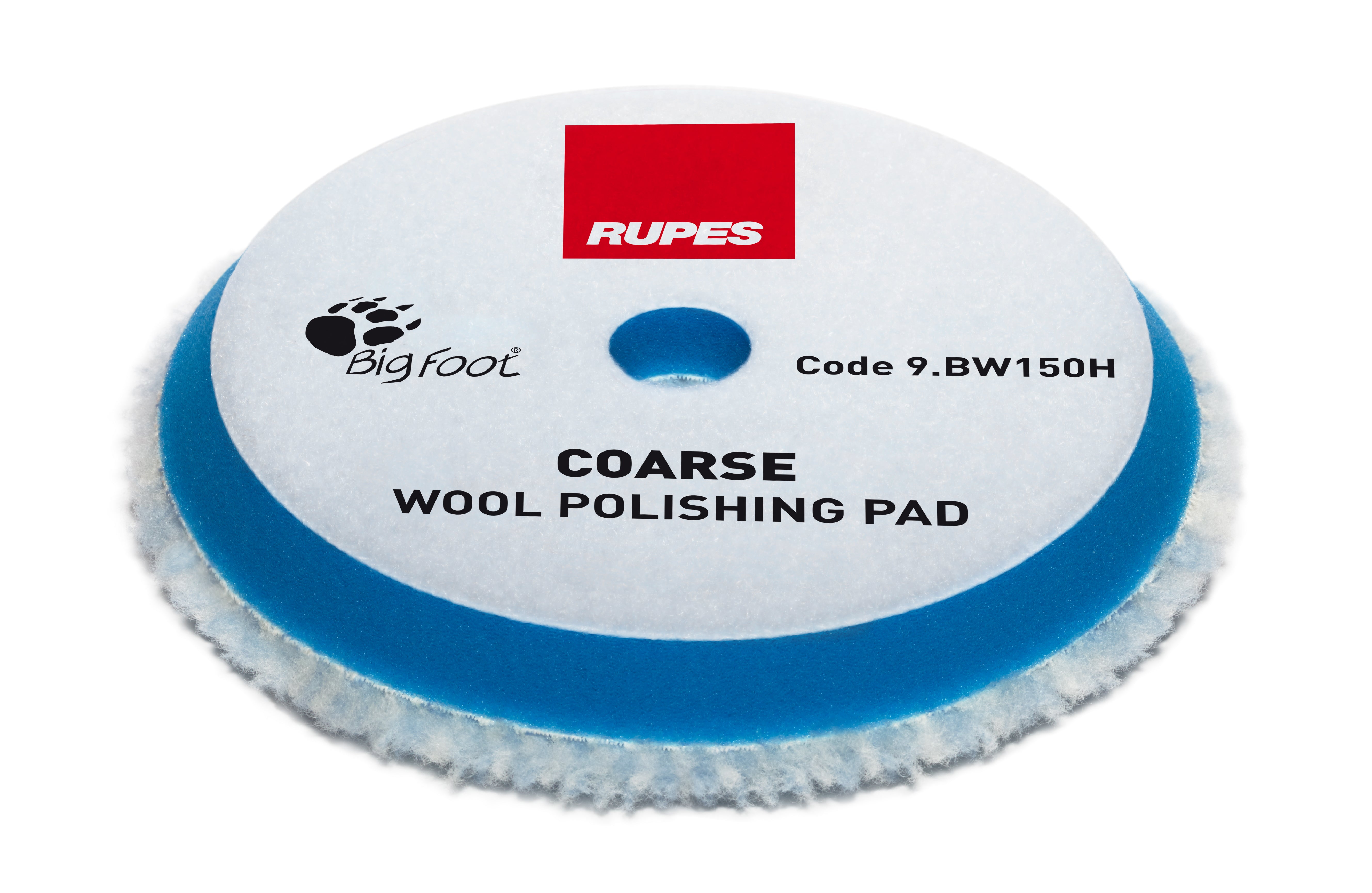 Rupes 150mm Blue Coarse Wool Polishing Pad