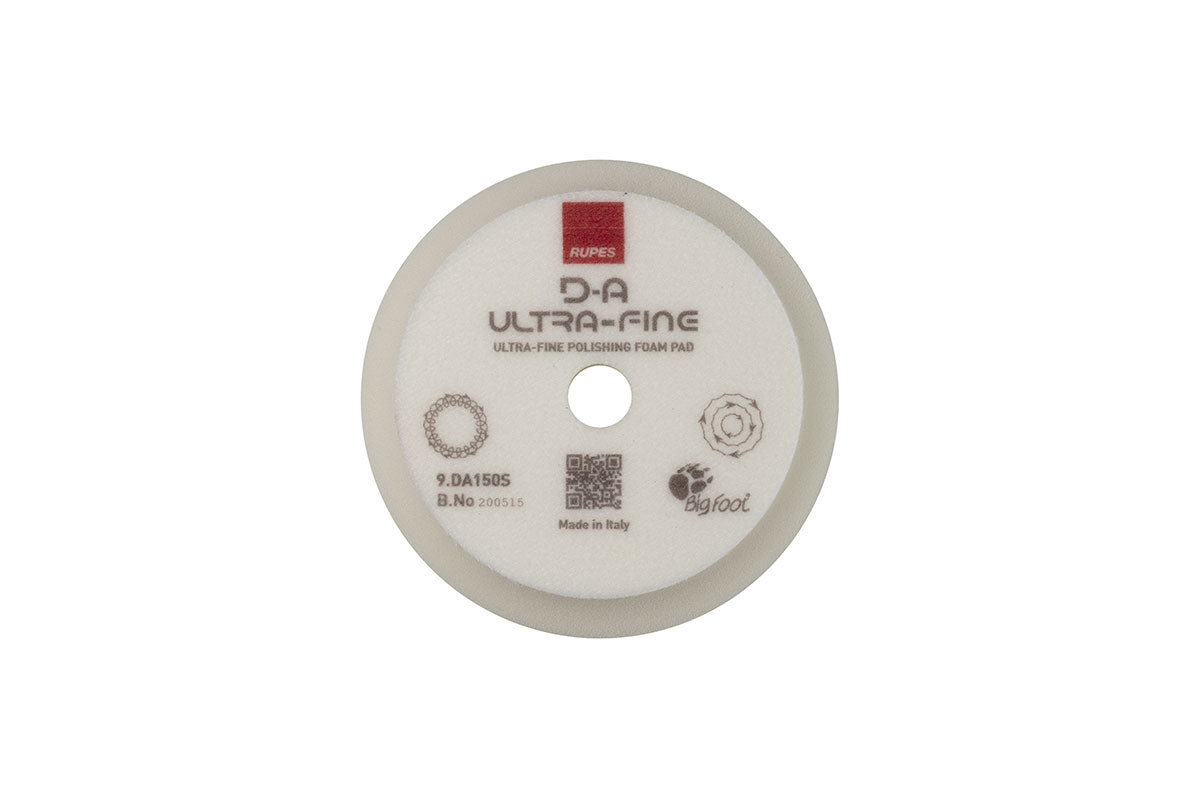 Rupes D-A Ultra Fine High Performance Polishing Foam Pad White 150mm