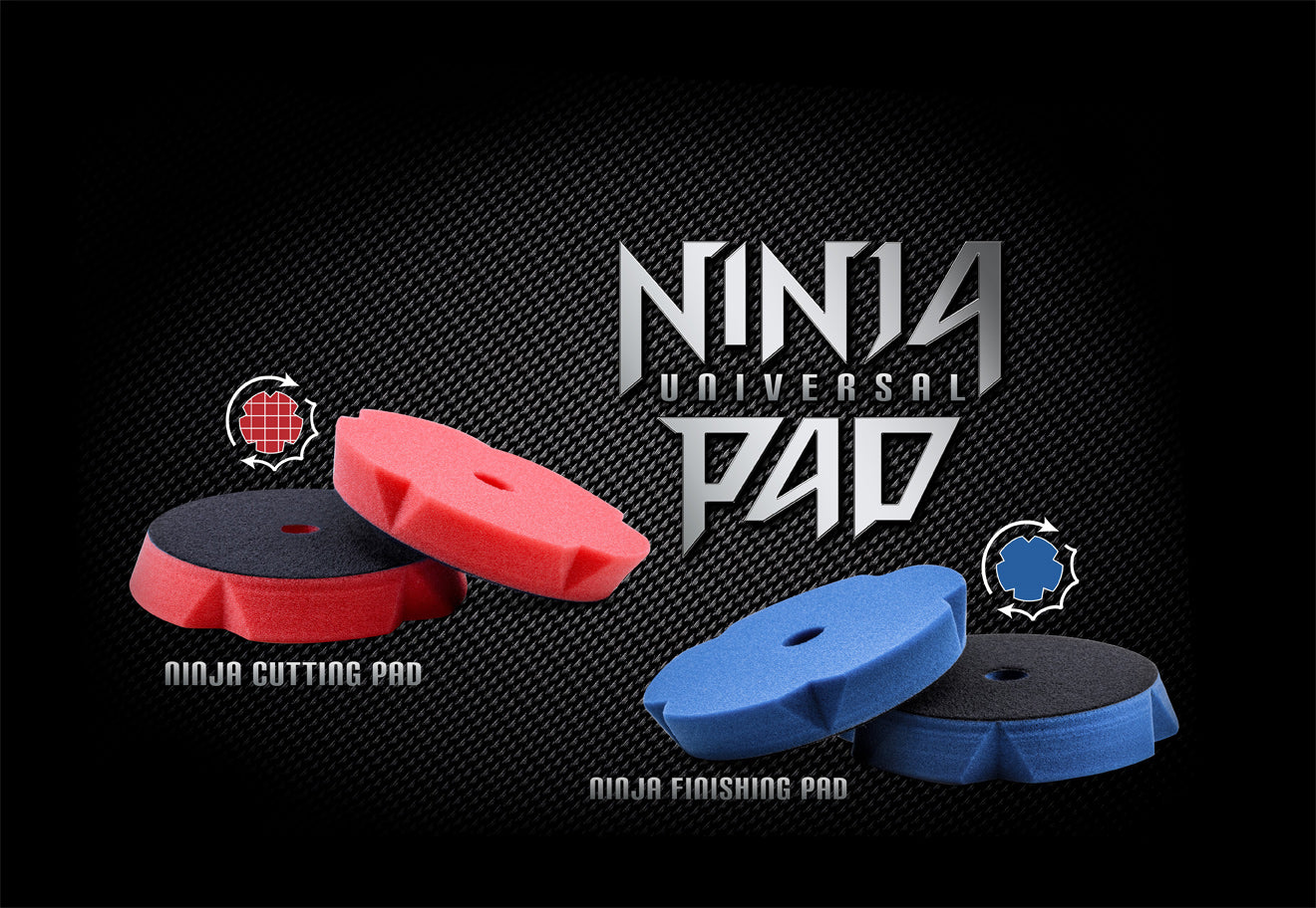 Scholl Concepts Red Ninja Cutting Pad 140mm