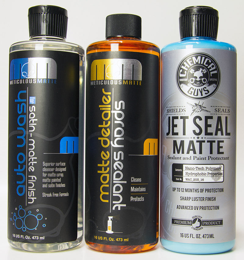 Chemical Guys Matte Finish Wash, Seal &amp; Detail Kit