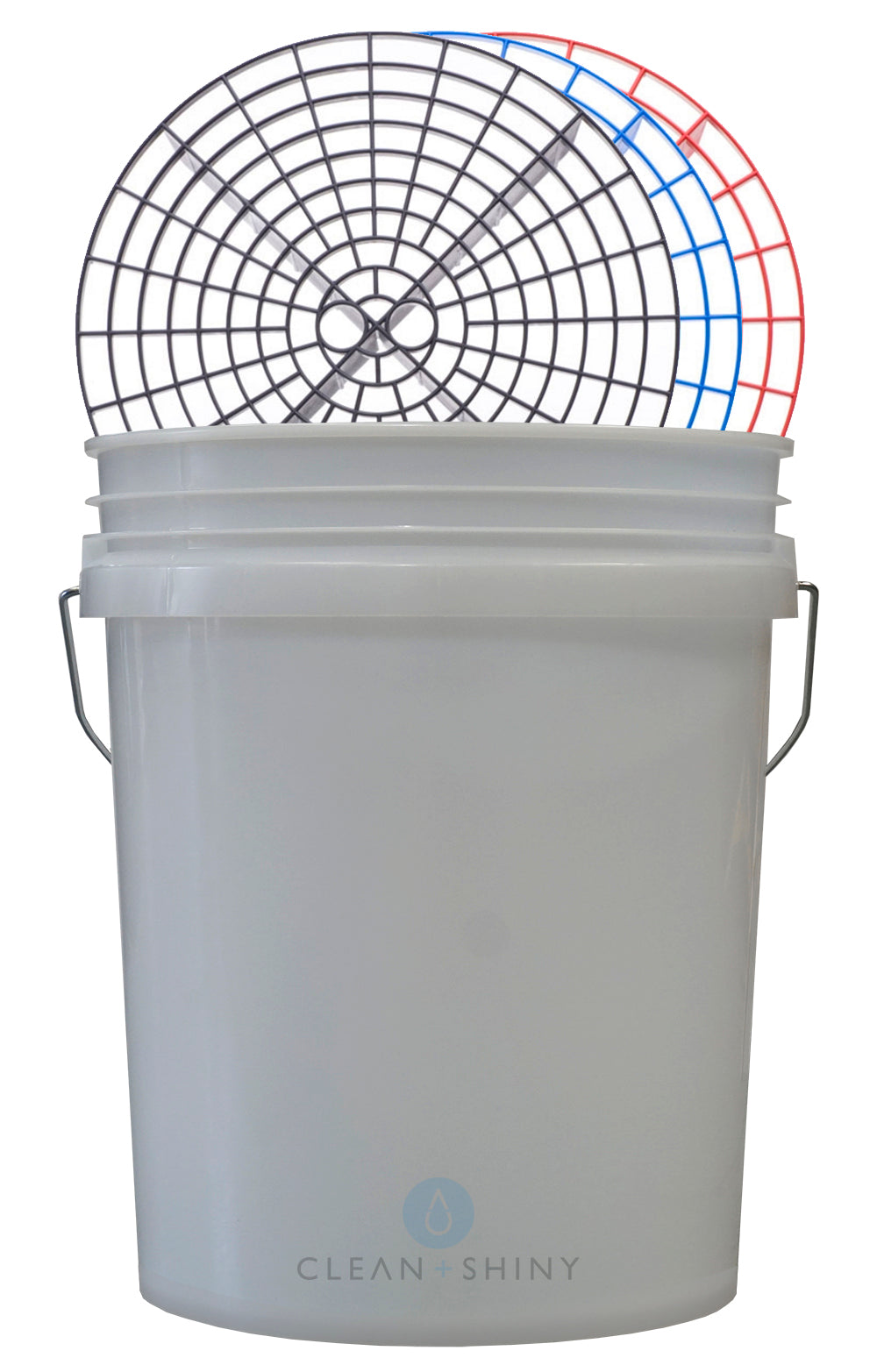 Clean and Shiny US 5 Gallon Bucket and Grit Guard Kit (Various Colours)
