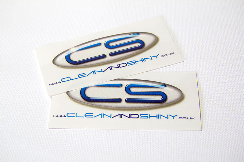 Clean and Shiny Vinyl Sticker 