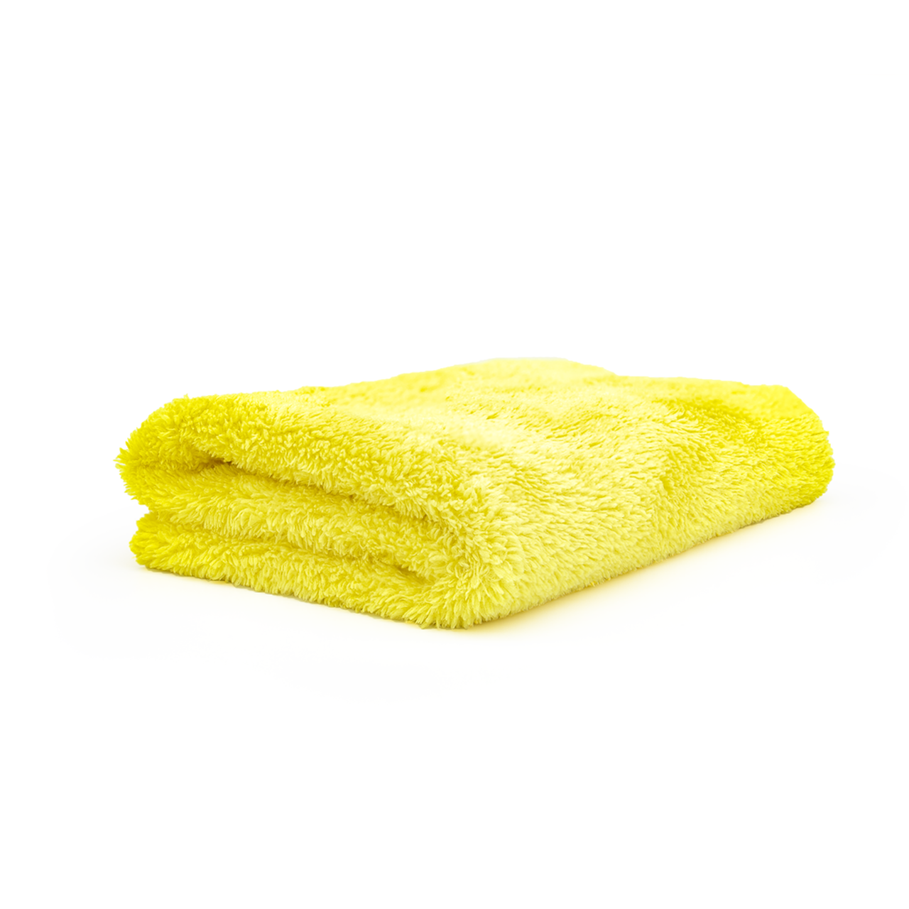 The Rag Company Eagle Edgeless 350 16x16 Plush Microfiber towel-Yellow