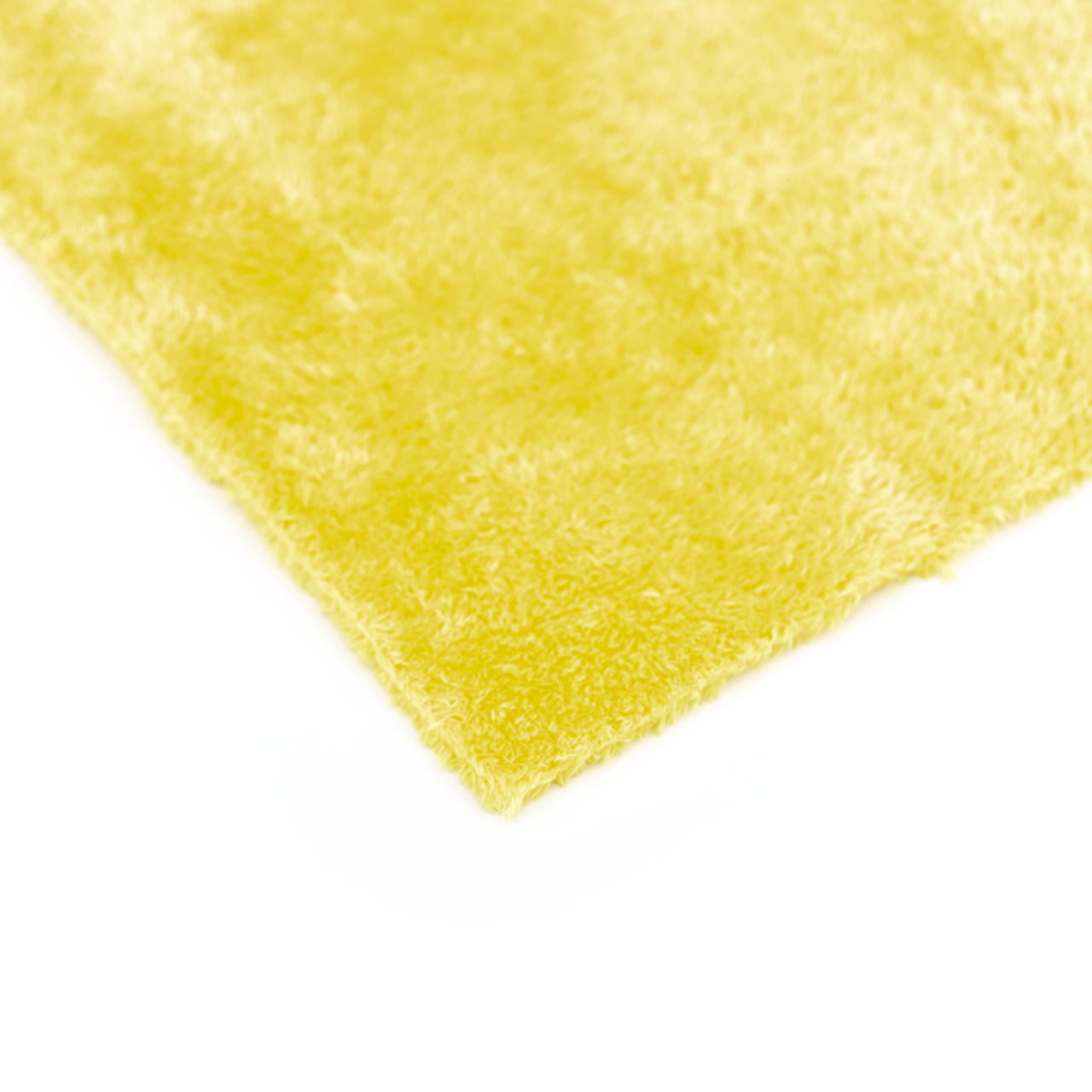 The Rag Company Eagle Edgeless 350 16 x 16 Plush Microfiber Towel - Yellow