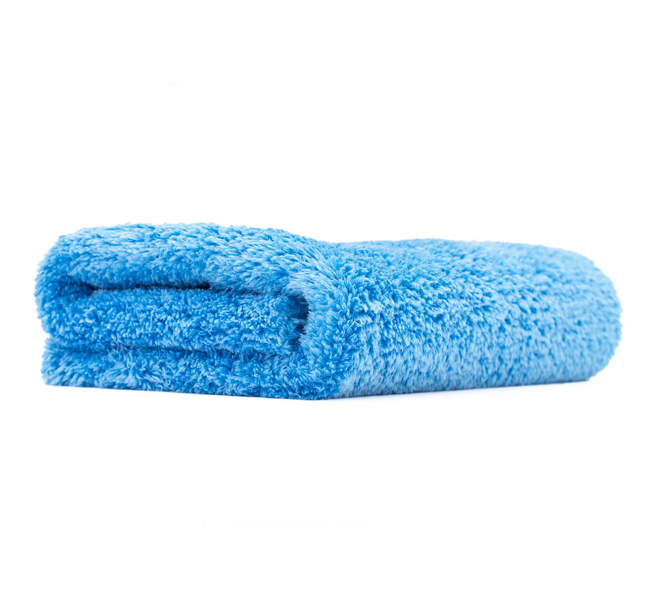 The Rag Company Eagle Edgeless 500 16 x 16 Plush Microfiber Towel - Blue (4 Pack)