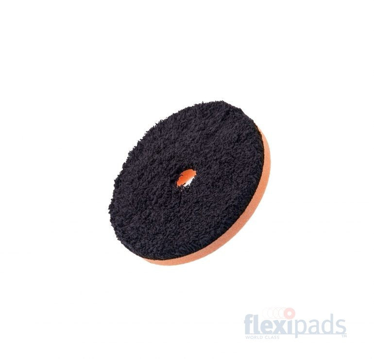 Flexipads 5" Short Pile Black Microfiber Cutting Pad (MGCB5)