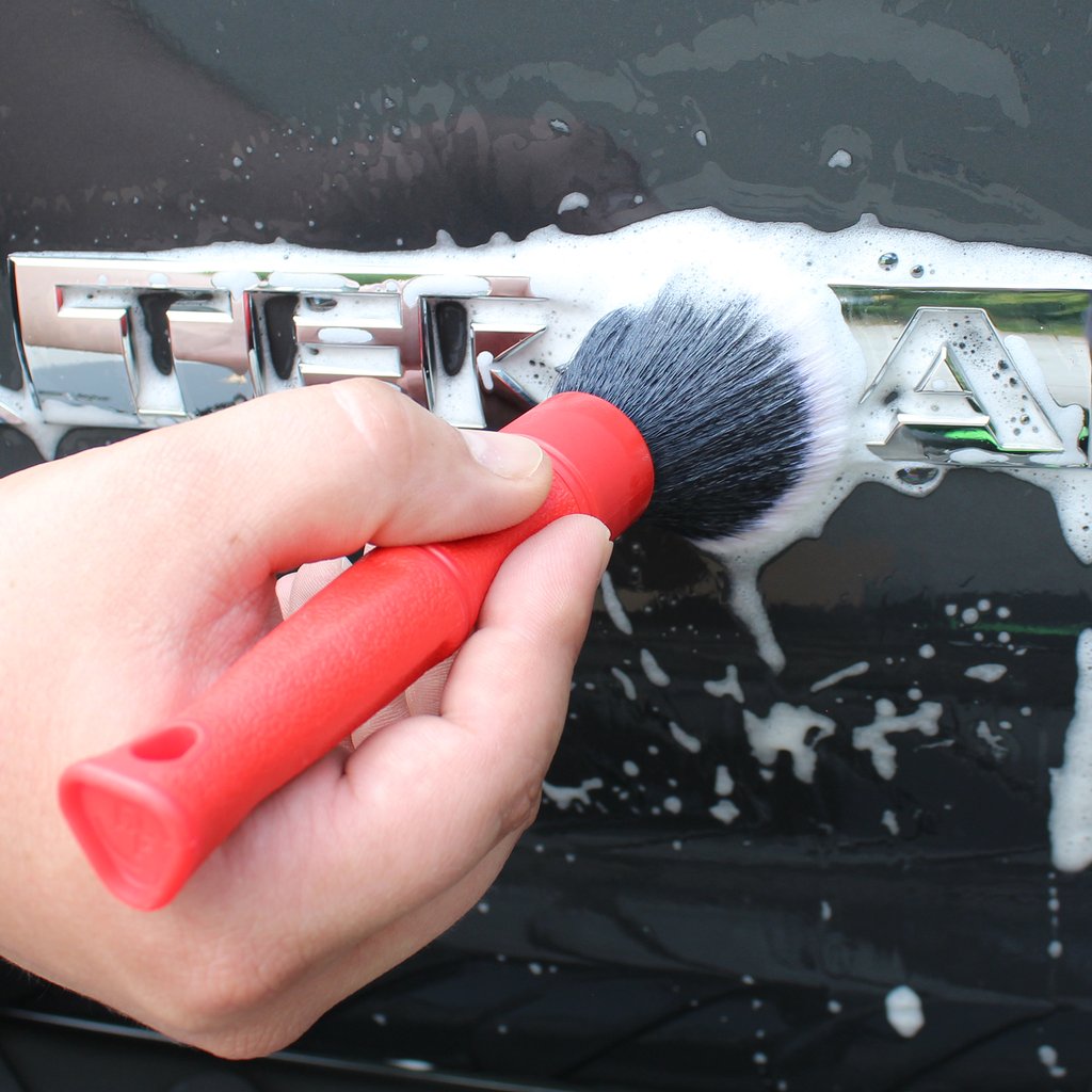 Detail Factory Red Ultra-Soft TriGrip Brush - Small