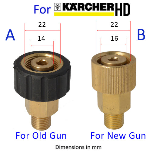 Clean and Shiny Snow Foam Lance Attachments - Various Fittings