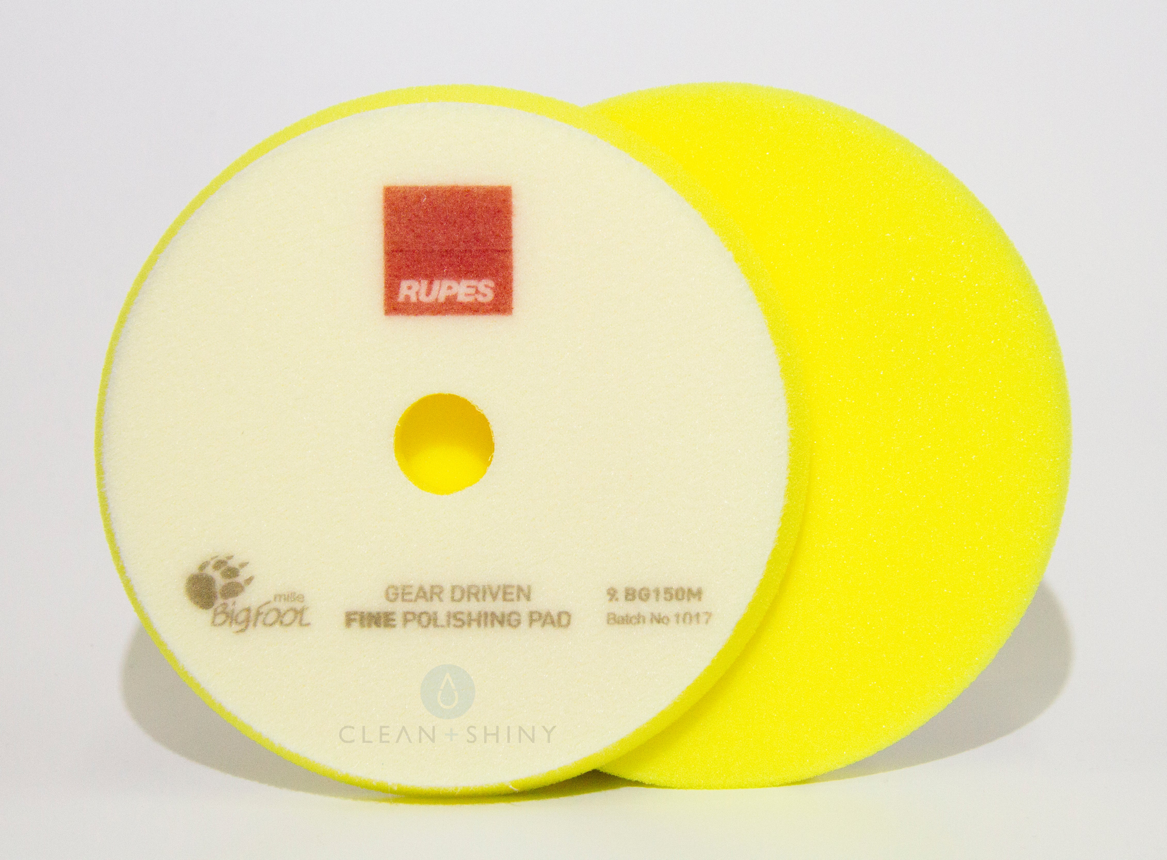 Rupes 140mm Mille Yellow Fine Foam Polishing Pad