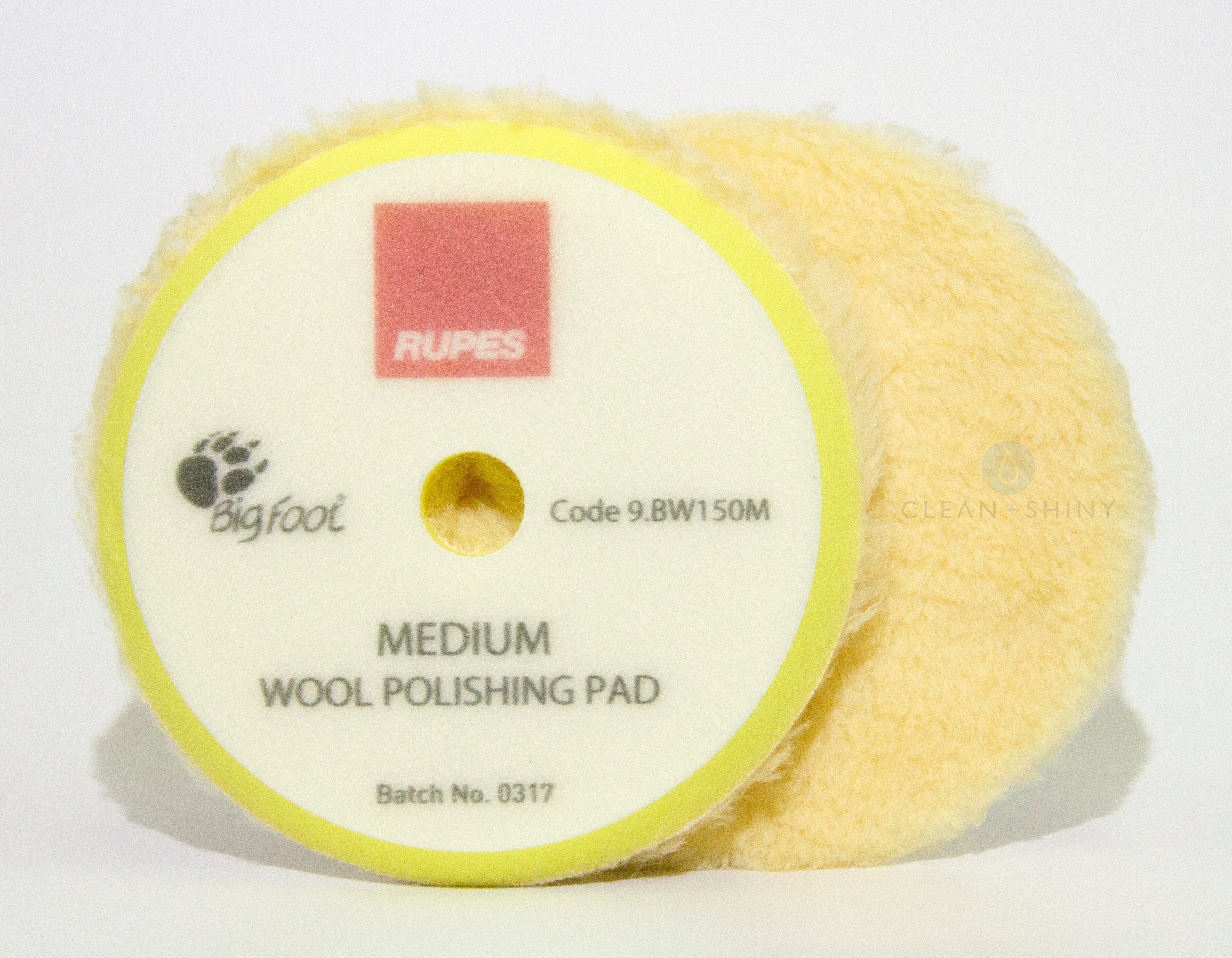 Rupes 150mm Yellow Medium Wool Polishing Pad