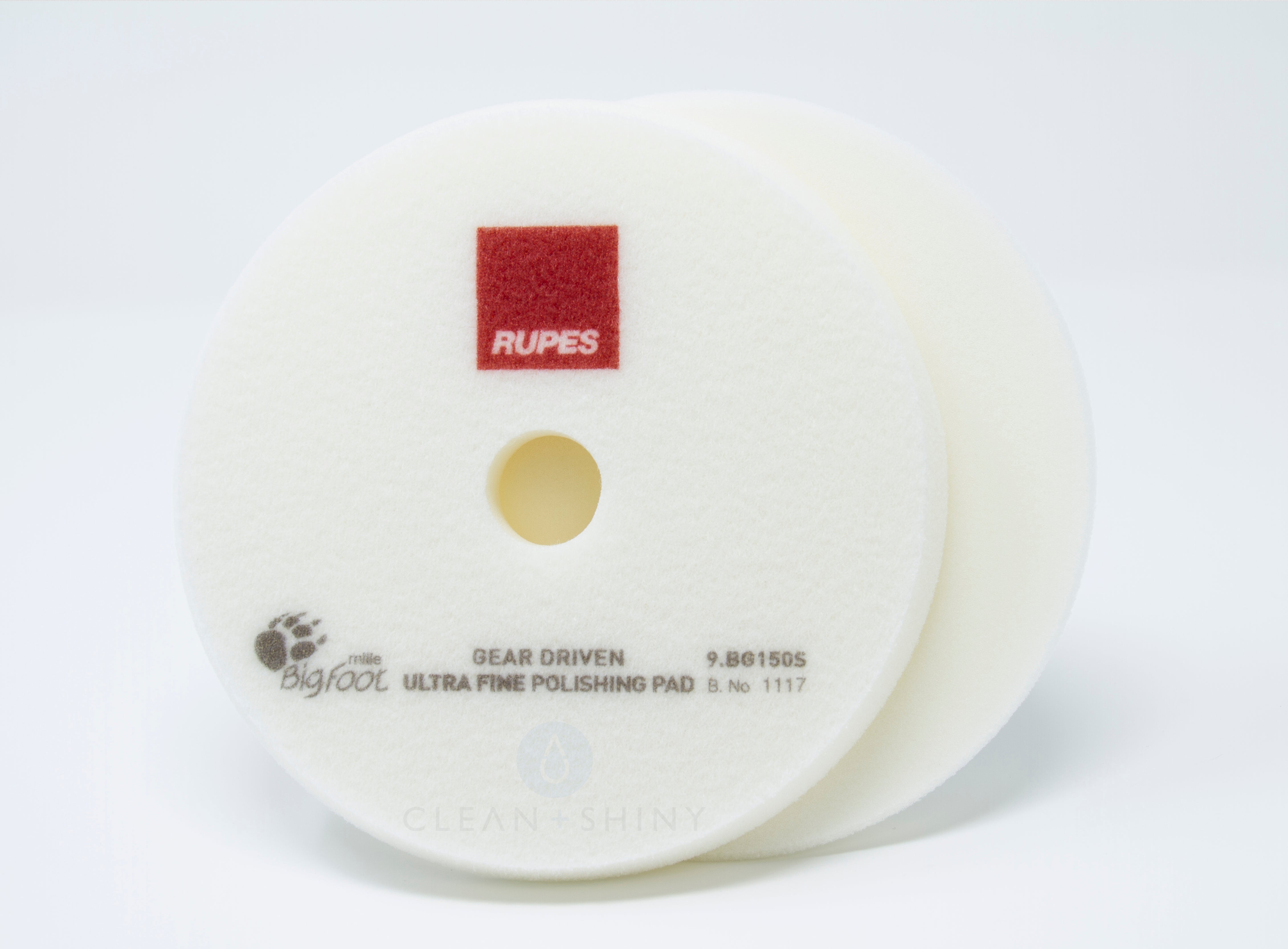 Rupes 140mm Mille White Ultra Fine Foam Polishing Pad