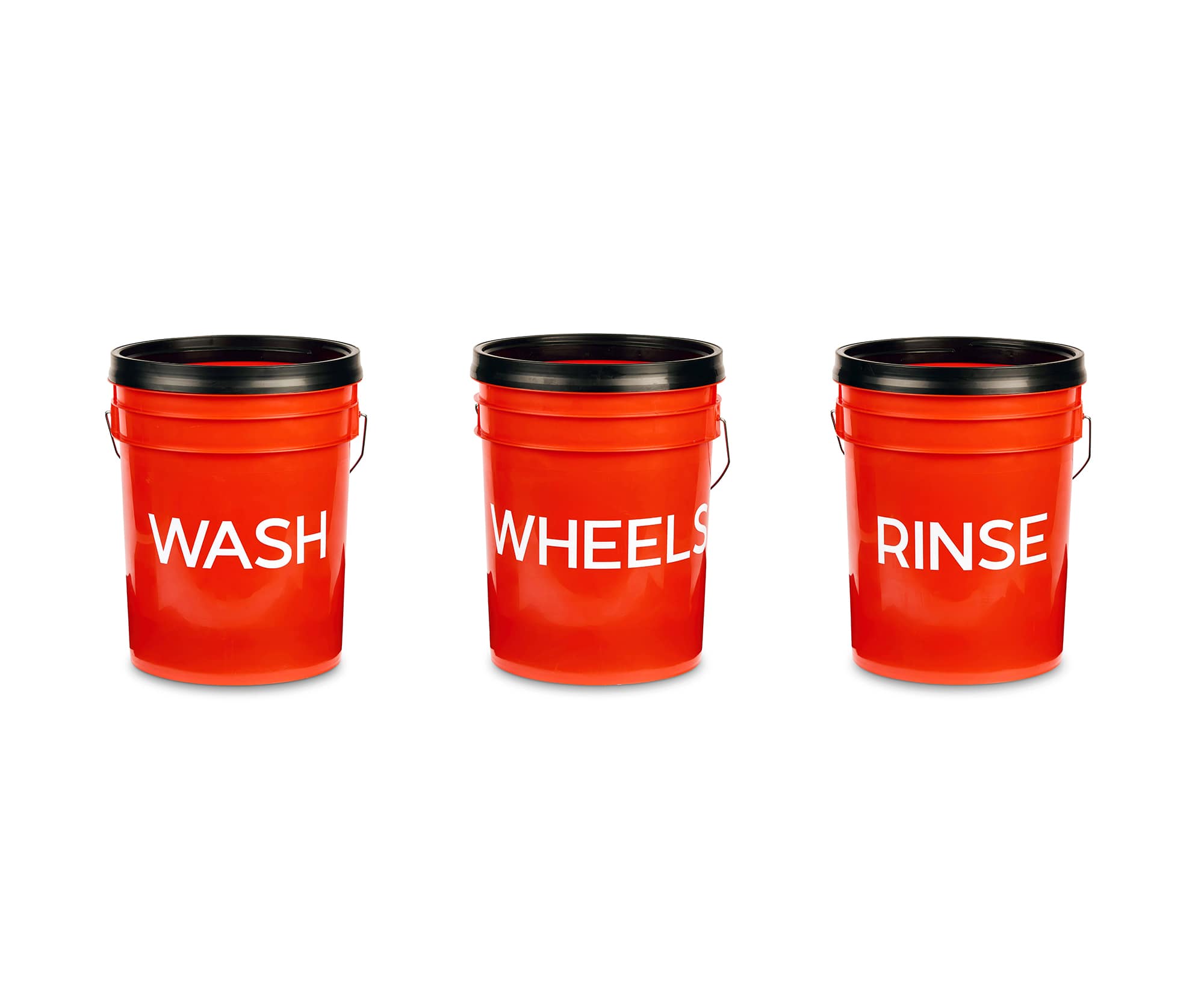 Gtechniq Wash, Rinse and Wheel - Bucket Stickers