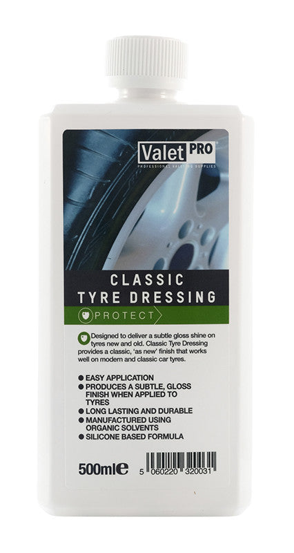 ValetPRO Classic Tyre Dressing 500ml 