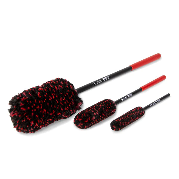 Wheel Woolies 3 Piece Brush Kit Made In USA.