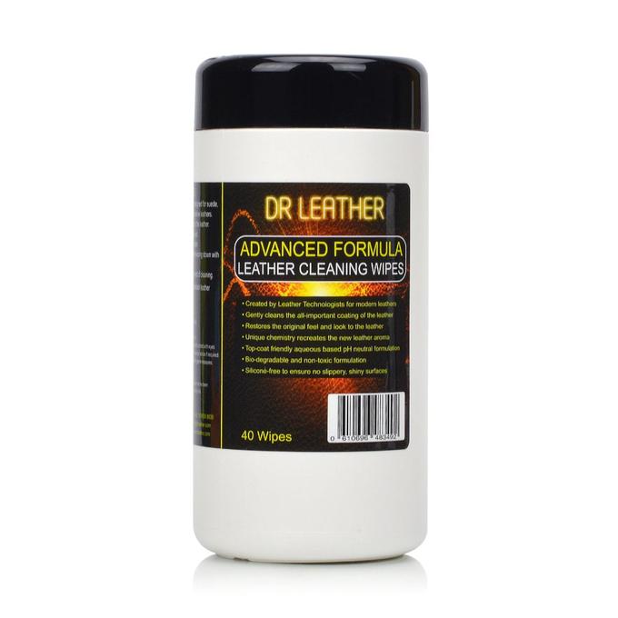 Dr Leather Advanced Formula Leather Cleaning Wipes (40 Pack)