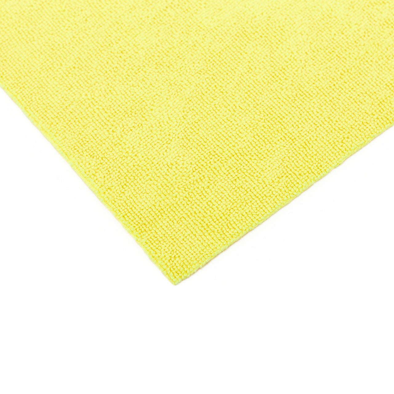 The Rag Company Edgeless 245 All-Purpose 16 x 16 Microfiber Terry Towel - Yellow