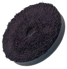 Flexipads 5" Short Pile Black Microfiber Finishing Pad (MGFB5)