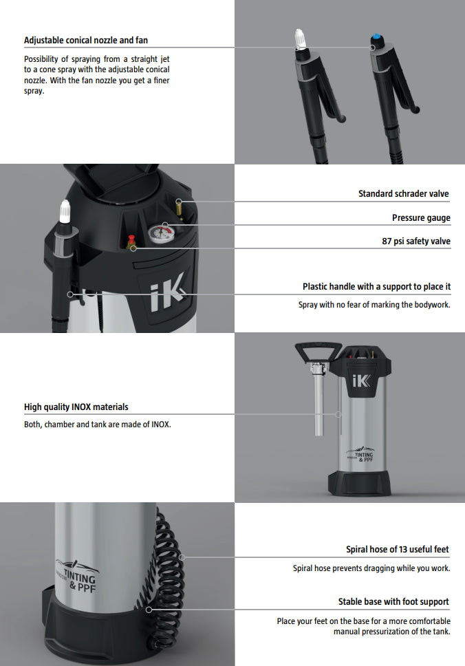 Ik Sprayer PPF 12 - Window Tinting & PPF Sprayer