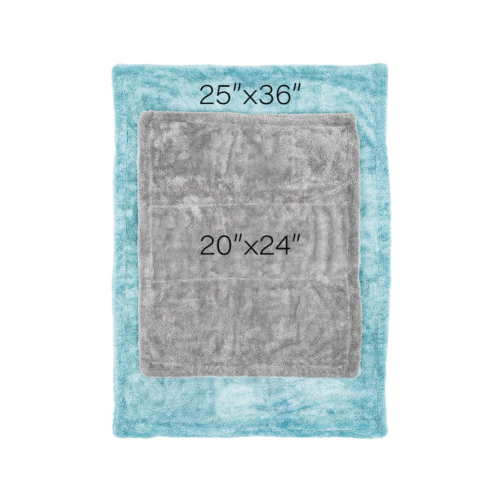 The Rag Company The Liquid8R Twisted Loop Microfiber Drying Towel 20" x 24"